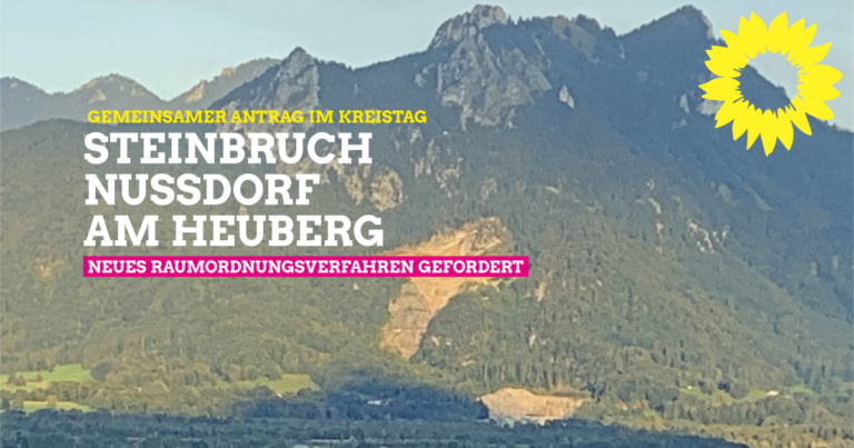 Steinbruch Nußdorf – neues Raumordnungsverfahren soll Klarheit schaffen