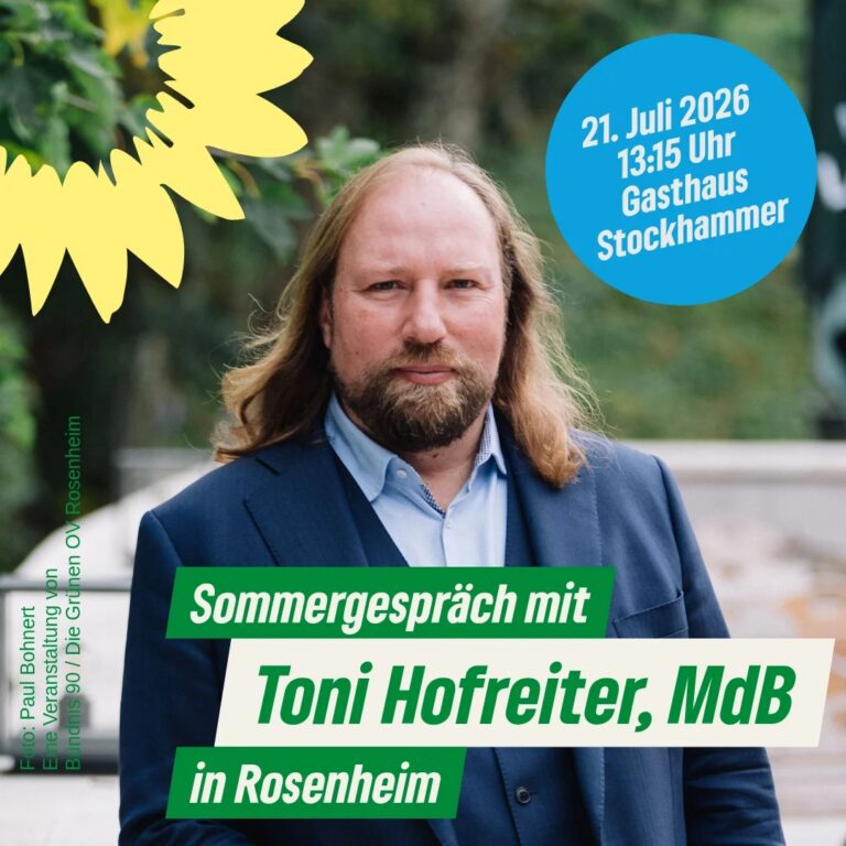 Sommergespräch mit Toni Hofreiter
