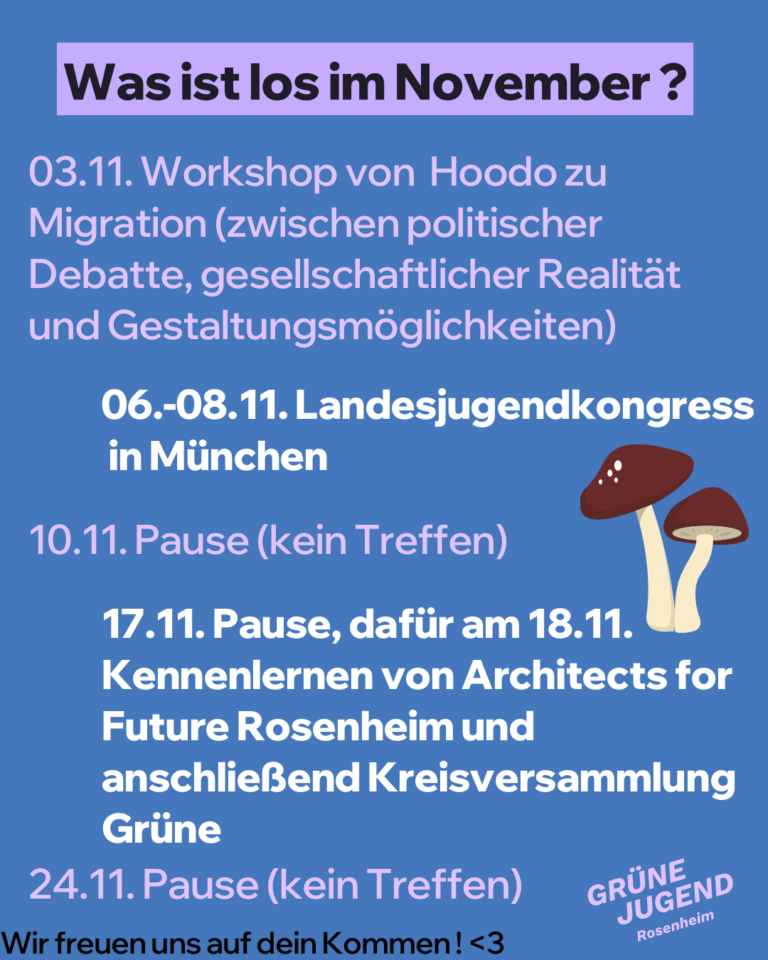 Grüne Jugend im November