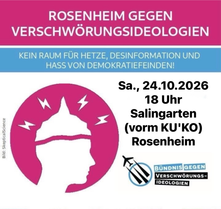 Aufruf: Rosenheim zeigt Haltung gegen Verschwörungsideologien!