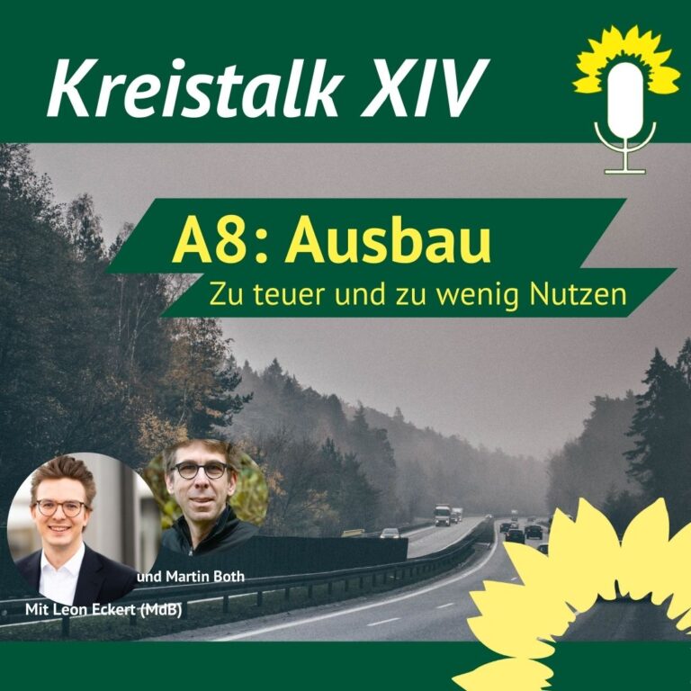 Kreistalk XIV: A8-Ausbau – Großprojekt auf der Kippe